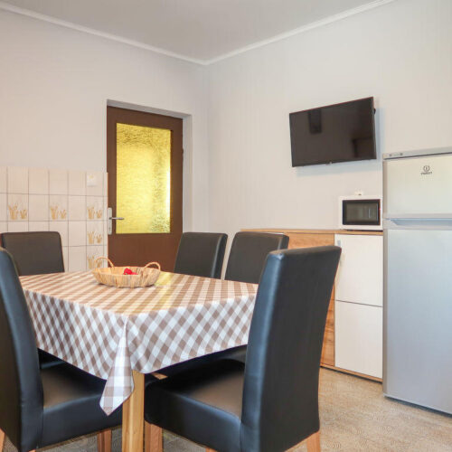 Kitchen and dining area