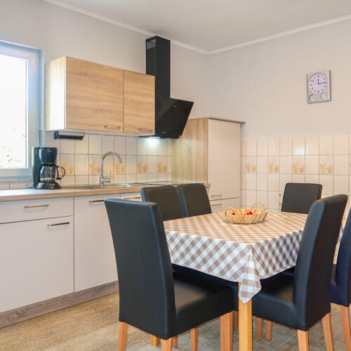 Kitchen and dining area